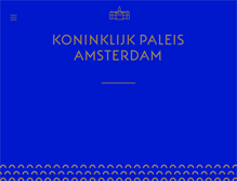 Tablet Screenshot of paleisamsterdam.nl